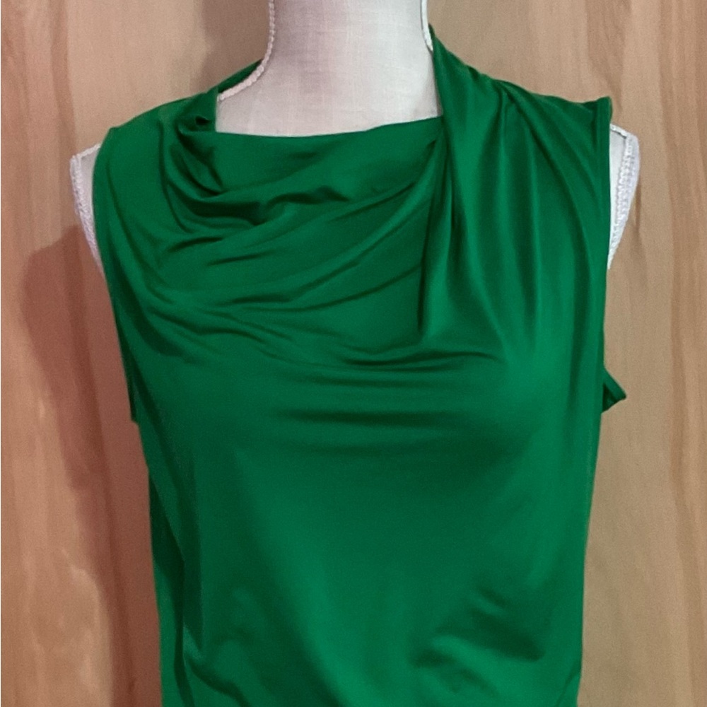 Worthington sleeveless green blouse - EUC - Picture 3 of 4